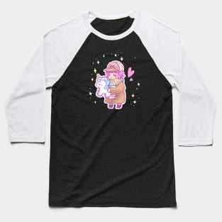 Unicorn Girl Baseball T-Shirt